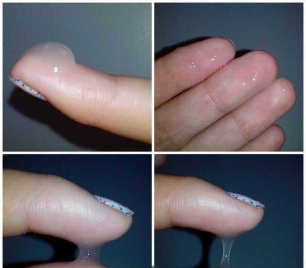 předsemenná tekutina muže při vzrušení